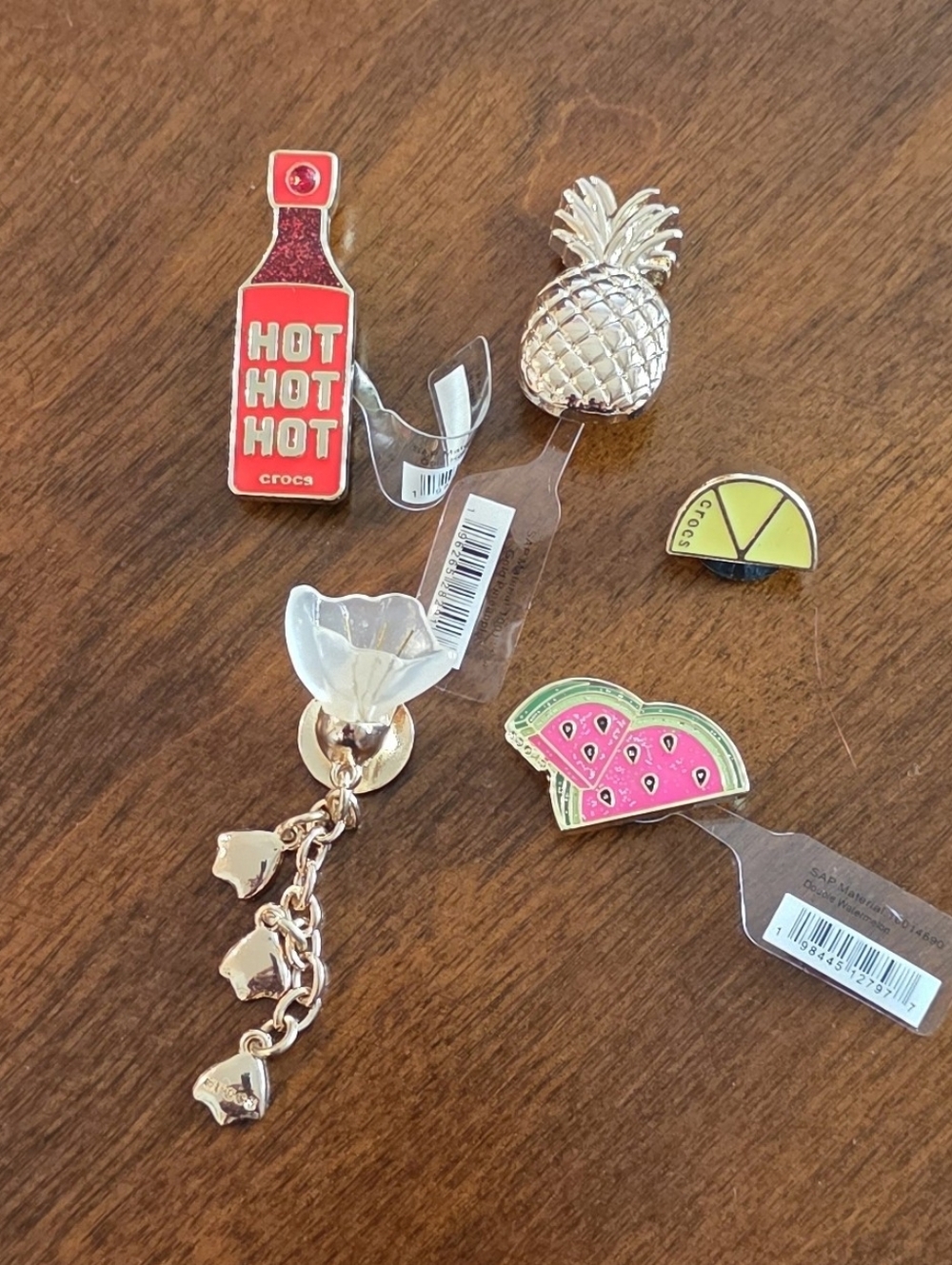 Crocs Shoes Charms Hot Fruit Mix Pineapple Watermelon Lemon Hot Hot Hot Bottle